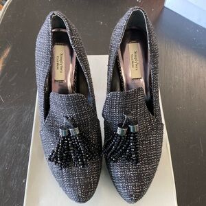 Simply Vera Vera Wang Plaid Tassel Platforms**New**